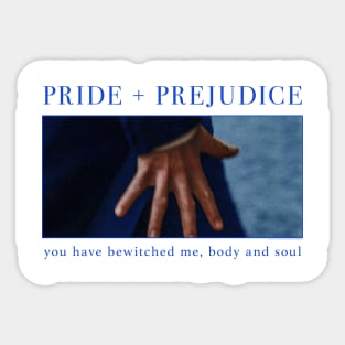 pride and predjudice Sticker